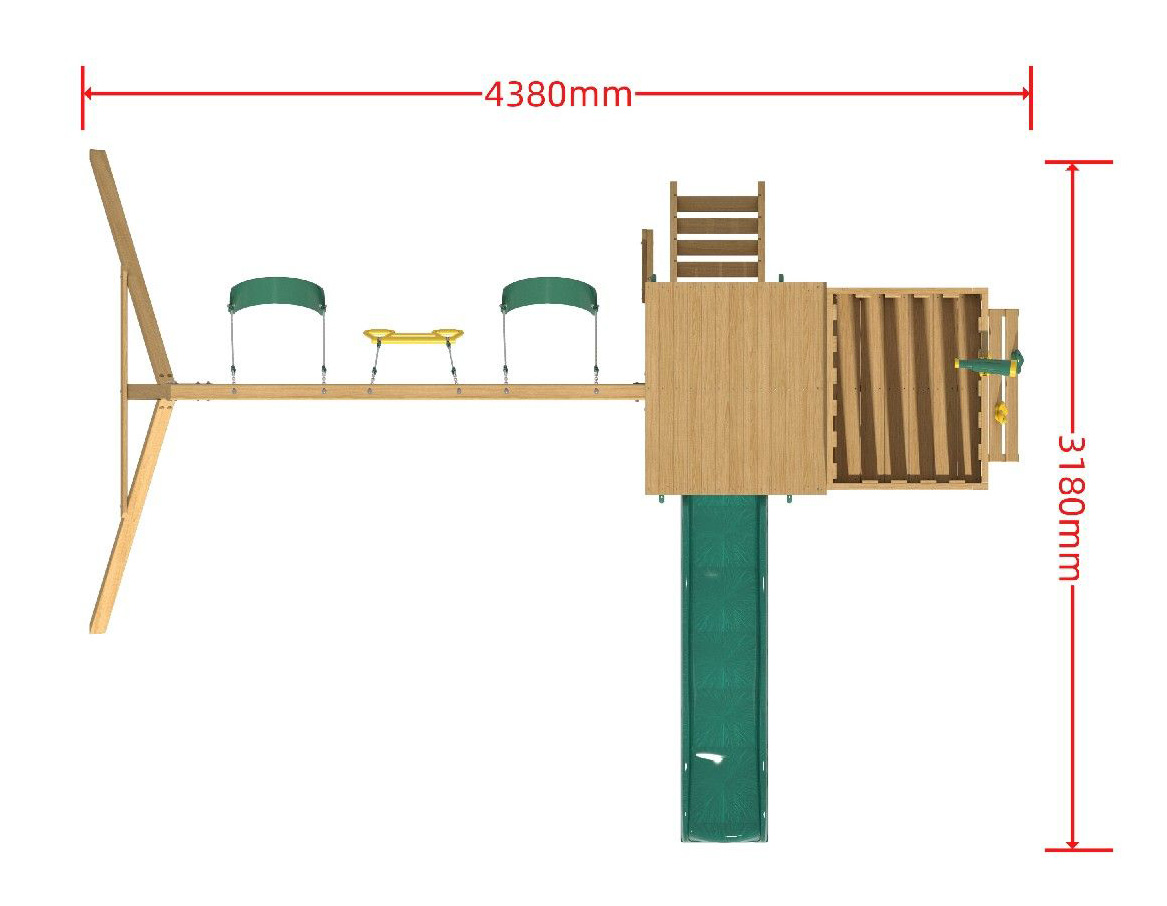 Magnolia Falls Swing Set