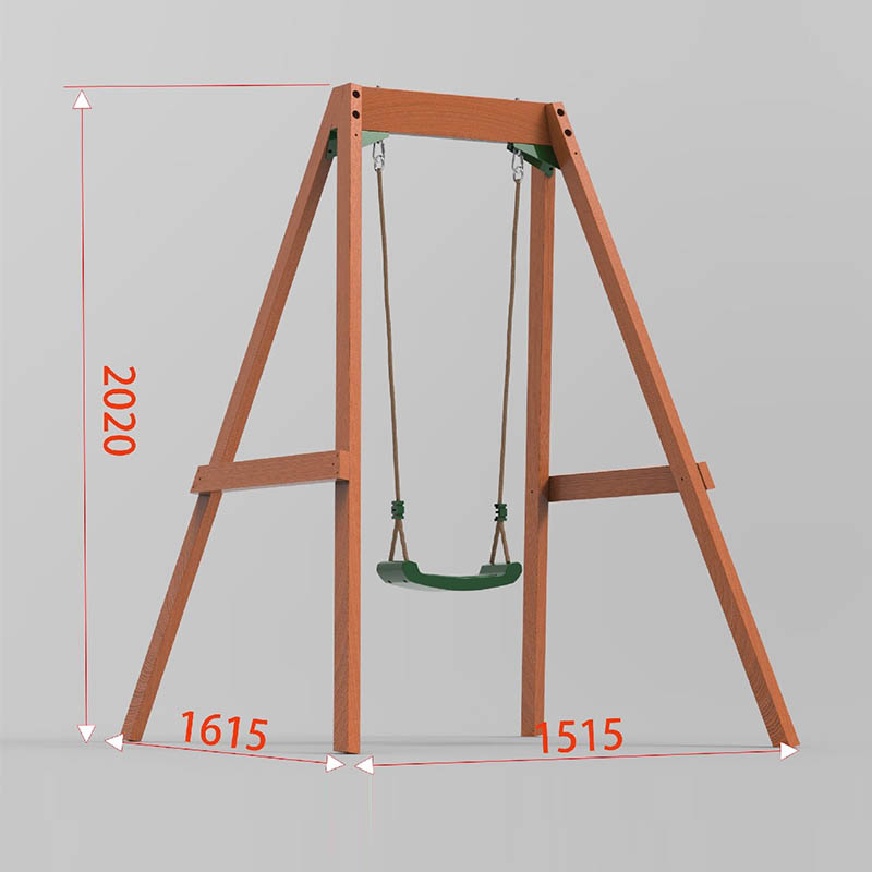 Zestaw pojedynczych huśtawek
